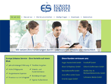 Tablet Screenshot of inkasso-eis.de